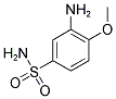 3-AMINO-4-METHOXYBENZENESULFONAMIDE Struktur