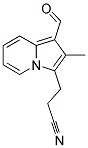 3-(1-FORMYL-2-METHYL-INDOLIZIN-3-YL)-PROPIONITRILE Struktur