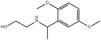 2-[1-(2,5-DIMETHOXY-PHENYL)-ETHYLAMINO]-ETHANOL Struktur