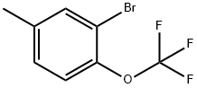 2-BROMO-4-METHYL-1-(TRIFLUOROMETHOXY)BENZENE Struktur