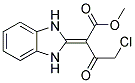 4-CHLORO-2-(1,3-DIHYDRO-BENZOIMIDAZOL-2-YLIDENE)-3-OXO-BUTYRIC ACID METHYL ESTER Struktur