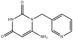 6-AMINO-1-(PYRIDIN-3-YLMETHYL)PYRIMIDINE-2,4(1H,3H)-DIONE Struktur