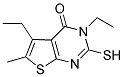 3,5-DIETHYL-2-MERCAPTO-6-METHYLTHIENO[2,3-D]PYRIMIDIN-4(3H)-ONE Struktur