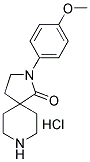 4-SPIRO-[3-(N-4-METHOXYPHENYL-2-PYRROLIDONE)]-PIPERIDINE HCL Struktur