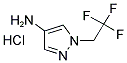 1-(2,2,2-TRIFLUORO-ETHYL)-1H-PYRAZOL-4-YLAMINE HYDROCHLORIDE Struktur