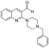 2-(4-BENZYL-PIPERAZIN-1-YL)-QUINOLINE-3-CARBALDEHYDE Struktur