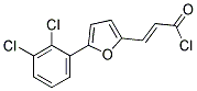 (2E)-3-[5-(2,3-DICHLOROPHENYL)-2-FURYL]ACRYLOYL CHLORIDE Struktur