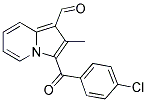 3-(4-CHLORO-BENZOYL)-2-METHYL-INDOLIZINE-1-CARBALDEHYDE Struktur