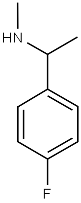 (RS)-N-[1-(4-FLUOROPHENYL)ETHYL]METHYLAMINE Struktur