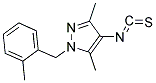 4-ISOTHIOCYANATO-3,5-DIMETHYL-1-(2-METHYL-BENZYL)-1H-PYRAZOLE Struktur