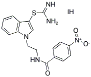 1-(2-[(4-NITROBENZOYL)AMINO]ETHYL)-1H-INDOL-3-YL IMIDOTHIOCARBAMATE HYDROIODIDE|