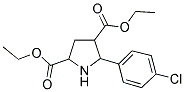 DIETHYL 5-(4-CHLOROPHENYL)-2,4-PYRROLIDINEDICARBOXYLATE Struktur