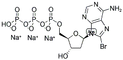 8-BROMO-2'-DEOXY-ADENOSINE-5'-TRIPHOSPHATE, SODIUM SALT Struktur