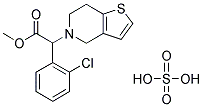 (+/-) CLOPIDOGREL HYDROGENSULFATE Struktur