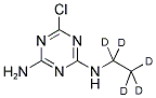 ATRAZINE-DESISOPROPYL D5 Struktur