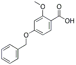 4-BENZYLOXY-2-METHOXY-BENZOIC ACID Struktur