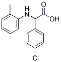 (4-CHLORO-PHENYL)-O-TOLYLAMINO-ACETIC ACID Struktur