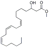 3(R,S)-HYDROXY-8(Z),11(Z),14(Z)-EICOSATRIENOIC ACID METHYL ESTER Struktur