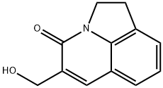 5-HYDROXYMETHYL-1,2-DIHYDRO-PYRROLO[3,2,1-IJ]QUINOLIN-4-ONE Struktur