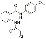 2-(2-CHLORO-ACETYLAMINO)-N-(4-METHOXY-PHENYL)-BENZAMIDE Struktur