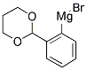 2-(1,3-DIOXAN-2-YL)PHENYLMAGNESIUM BROMIDE Struktur