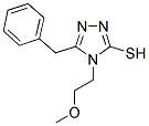 5-BENZYL-4-(2-METHOXYETHYL)-4H-1,2,4-TRIAZOLE-3-THIOL Struktur