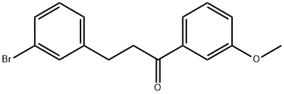 3-(3-BROMOPHENYL)-3'-METHOXYPROPIOPHENONE Struktur