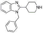 1-BENZYL-2-PIPERIDIN-4-YL-1H-BENZOIMIDAZOLE Struktur