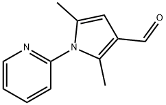 2,5-DIMETHYL-1-PYRIDIN-2-YL-1H-PYRROLE-3-CARBALDEHYDE Struktur