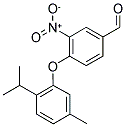 4-(2-ISOPROPYL-5-METHYL-PHENOXY)-3-NITRO-BENZALDEHYDE Struktur