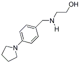 2-((4-PYRROLIDIN-1-YLBENZYL)AMINO)ETHANOL Struktur