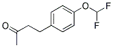 4-(4-DIFLUOROMETHOXY-PHENYL)-BUTAN-2-ONE Struktur