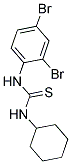 N-CYCLOHEXYL-N'-(2,4-DIBROMOPHENYL)THIOUREA Struktur