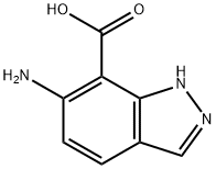 6-AMINO-1H-INDAZOLE-7-CARBOXYLIC ACID Struktur