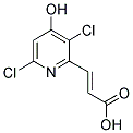 3-(3,6-DICHLORO-4-HYDROXY-PYRIDIN-2-YL)-ACRYLIC ACID Struktur