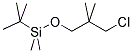 CHLORO DIMETHYL PROPOXY-T-BUTYL DIMETHYL SILANE Struktur
