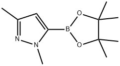 1,3-DIMETHYL-5-(4,4,5,5-TETRAMETHYL-1,3,2-DIOXABOROLAN-2-YL)-1H-PYRAZOLE Struktur