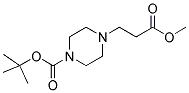 4-(2-METHOXYCARBONYL-ETHYL)-PIPERAZINE-1-CARBOXYLIC ACID TERT-BUTYL ESTER Struktur