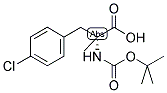 N -(T-BUTOXYCARBONYL)- -METHYL-4-CHLORO-D-PHENYLALANINE Struktur