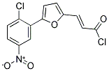 (2E)-3-[5-(2-CHLORO-5-NITROPHENYL)-2-FURYL]ACRYLOYL CHLORIDE Struktur