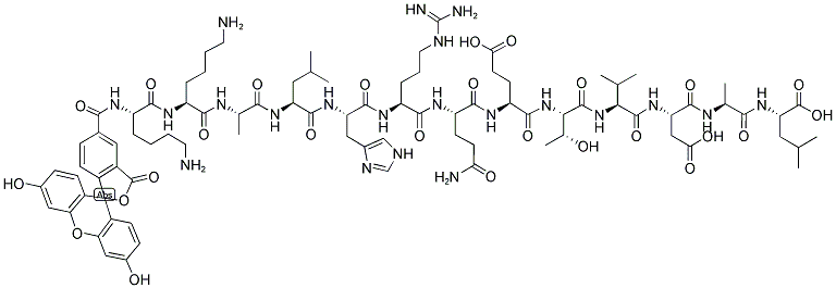 5-FAM-KKALHRQETVDAL Struktur
