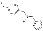 1-(4-ETHYLPHENYL)-N-(THIEN-2-YLMETHYL)METHANAMINE Struktur