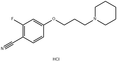 3-(4-FLUORO-PHENOXY)PIPERIDINE HYDROCHLORIDE Struktur