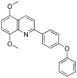 5,8-DIMETHOXY-2-(4-PHENOXYPHENYL)QUINOLINE Struktur