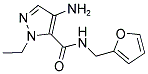 4-AMINO-2-ETHYL-2 H-PYRAZOLE-3-CARBOXYLIC ACID (FURAN-2-YLMETHYL)-AMIDE Struktur