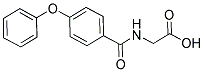 (4-PHENOXY-BENZOYLAMINO)-ACETIC ACID Struktur