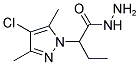 2-(4-CHLORO-3,5-DIMETHYL-PYRAZOL-1-YL)-BUTYRIC ACID HYDRAZIDE Struktur