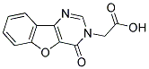 (4-OXO[1]BENZOFURO[3,2-D]PYRIMIDIN-3(4H)-YL)ACETIC ACID Struktur