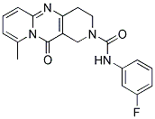 N-(3-FLUOROPHENYL)-9-METHYL-11-OXO-4,11-DIHYDRO-1H-DIPYRIDO[1,2-A:4',3'-D]PYRIMIDINE-2(3H)-CARBOXAMIDE Struktur