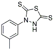 3-(3-METHYLPHENYL)-1,3,4-THIADIAZOLIDINE-2,5-DITHIONE Struktur